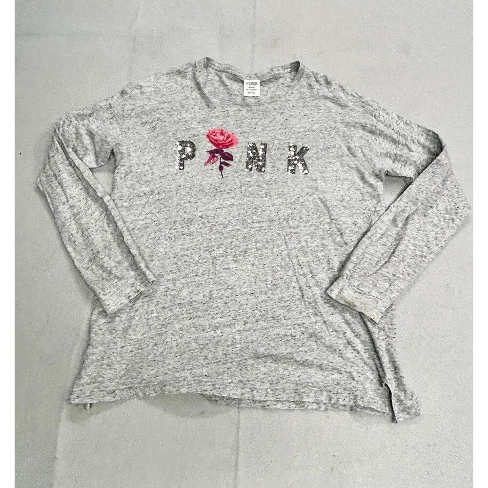 Victoria’s Secret PINK Flower Bling Long Sleeve